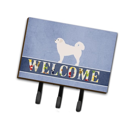 Carolines Treasures Polish Tatra Sheepdog Welcome Leash or Key Holder BB5531TH68